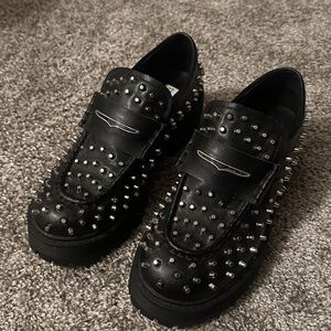 Steve Madden studded chunky loafers